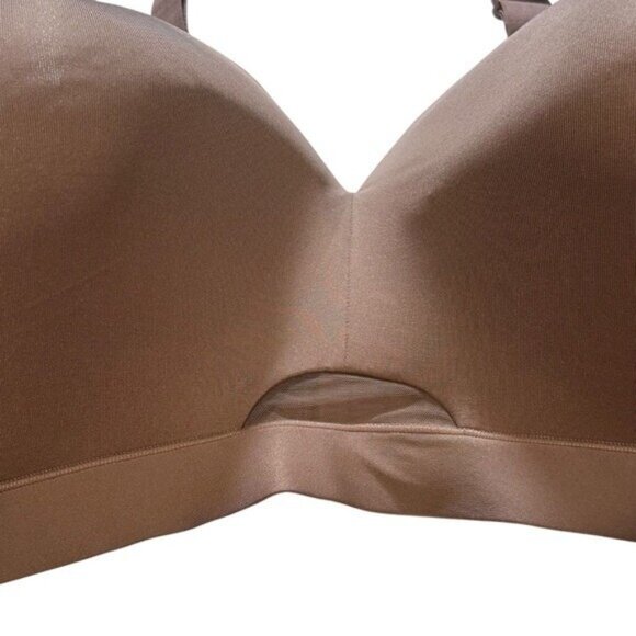 Cacique Lane Bryant 38 H Bra Lightly Lined No Wire Deep Taupe Full Coverage Plus - Picture 6 of 7
